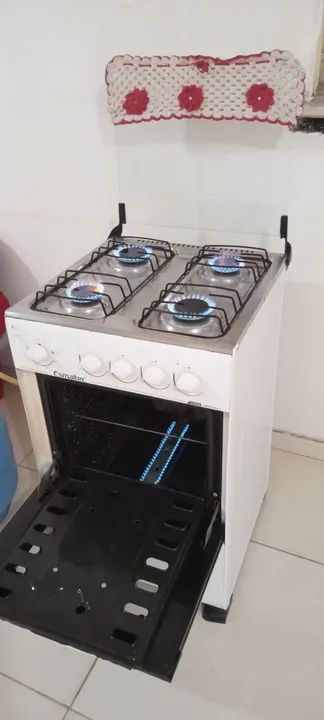 FOGÃO ESMALTEC BALI SEMINOVO. ENTREGO - Foto 6