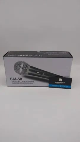 Microfone SM 58 profissional com fio/entrega grátis 