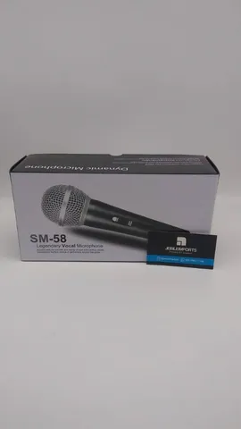 Microfone SM 58 profissional com fio/entrega grátis