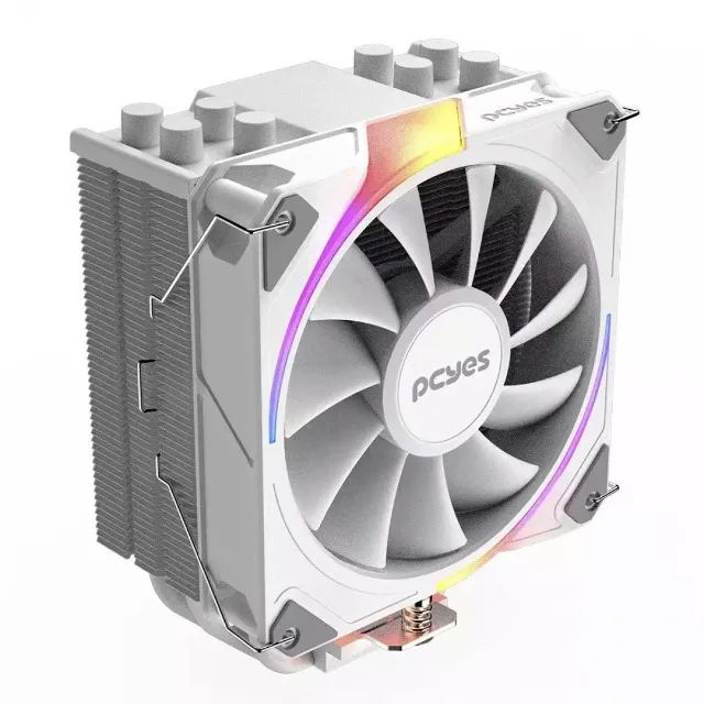 Air Cooler PCYES Frost Pulse White Ghost ARGB 120mm Intel/AMD LGA 1700 | AM5 - WZetta - Foto 3