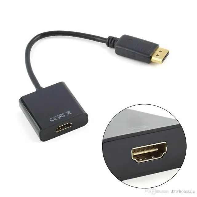Cabo Displayport Adaptador Conversor Vídeo Para Hdmi  - Foto 5