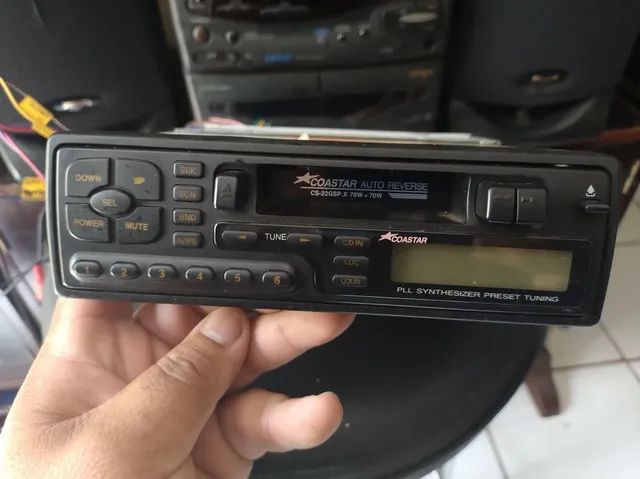 Rádio toca fitas semi novo coastar 