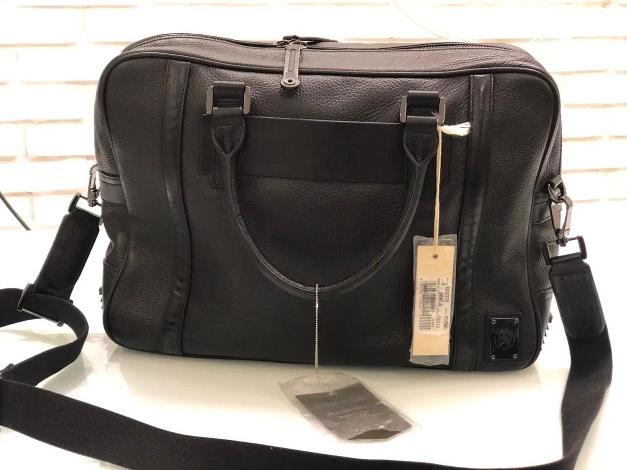 Mala transversal masculina Diesel Original para notebook 