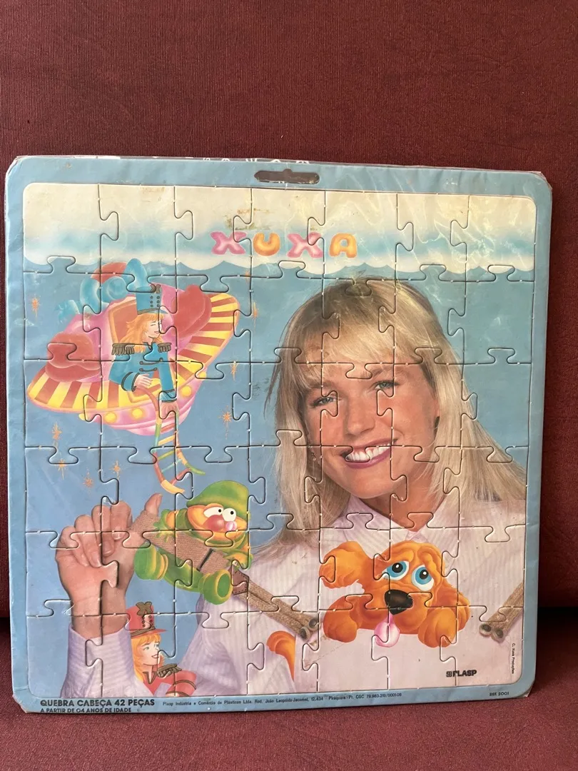 Quebra Cabeça Xuxa. Anos 80 raridade