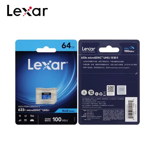 Cartão De Memória Sd 64gb Lexar Original, MicroSDXC classe 10 - Foto 3