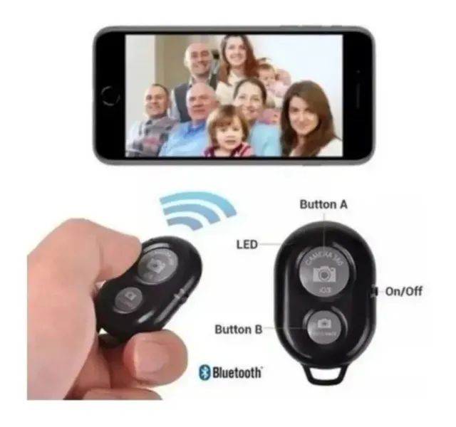 Controle Remoto Selfie Smarthphone Via Bluetooth - COD 382 - Foto 2