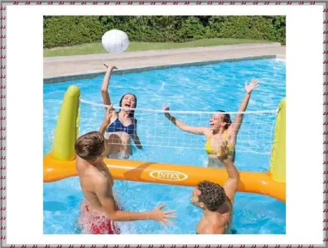 Kit de vôlei inflável para piscinas ou outros atividades - Foto 3