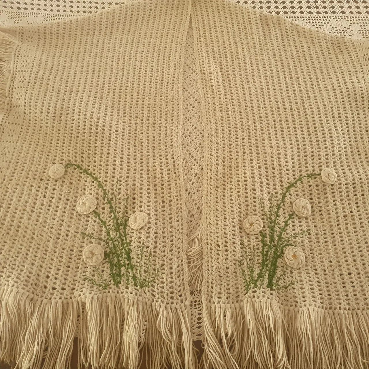 Xale e poncho de Crochê . Para vovós e mamães estilosas. 