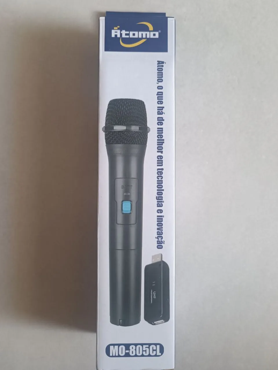 Microfone Sem Fio Átomo MO-805CL