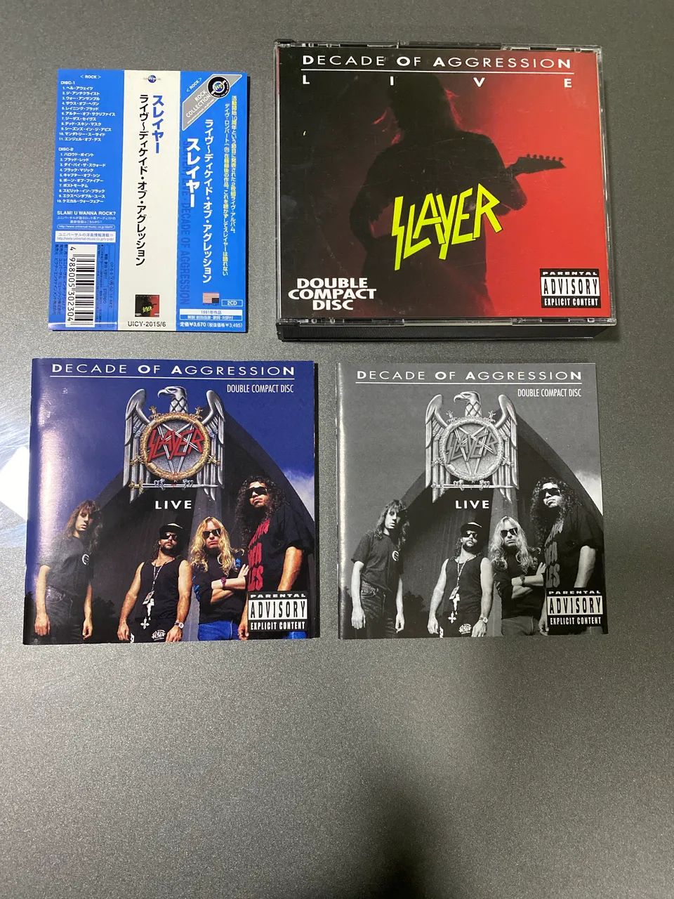 Cd Slayer decade of aggression  japones 