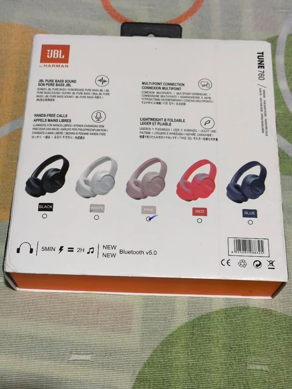 Fone de Ouvido JBL Tune 760 - Rosa - Foto 4