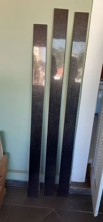 3 Placas de Granito Preto -  - Foto 4