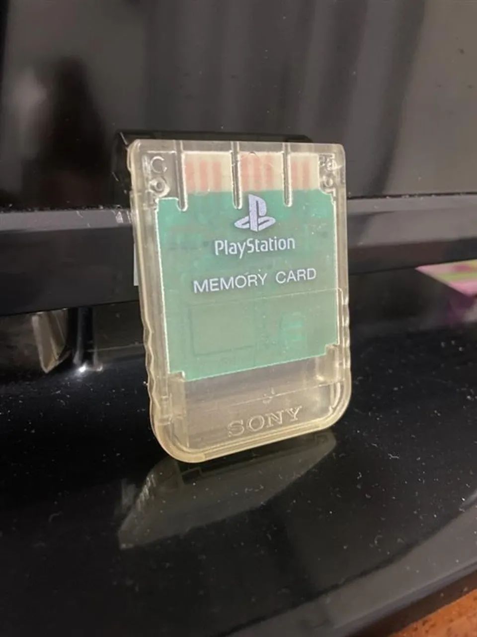 Memory Card Playstation 1 Transparente - Original - Foto 2