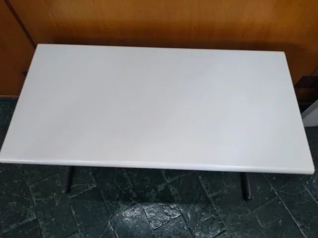 Mesa Escritório com base em Metal e Laminado Arvoplac -  1,20 x 60 x 72 - Foto 2