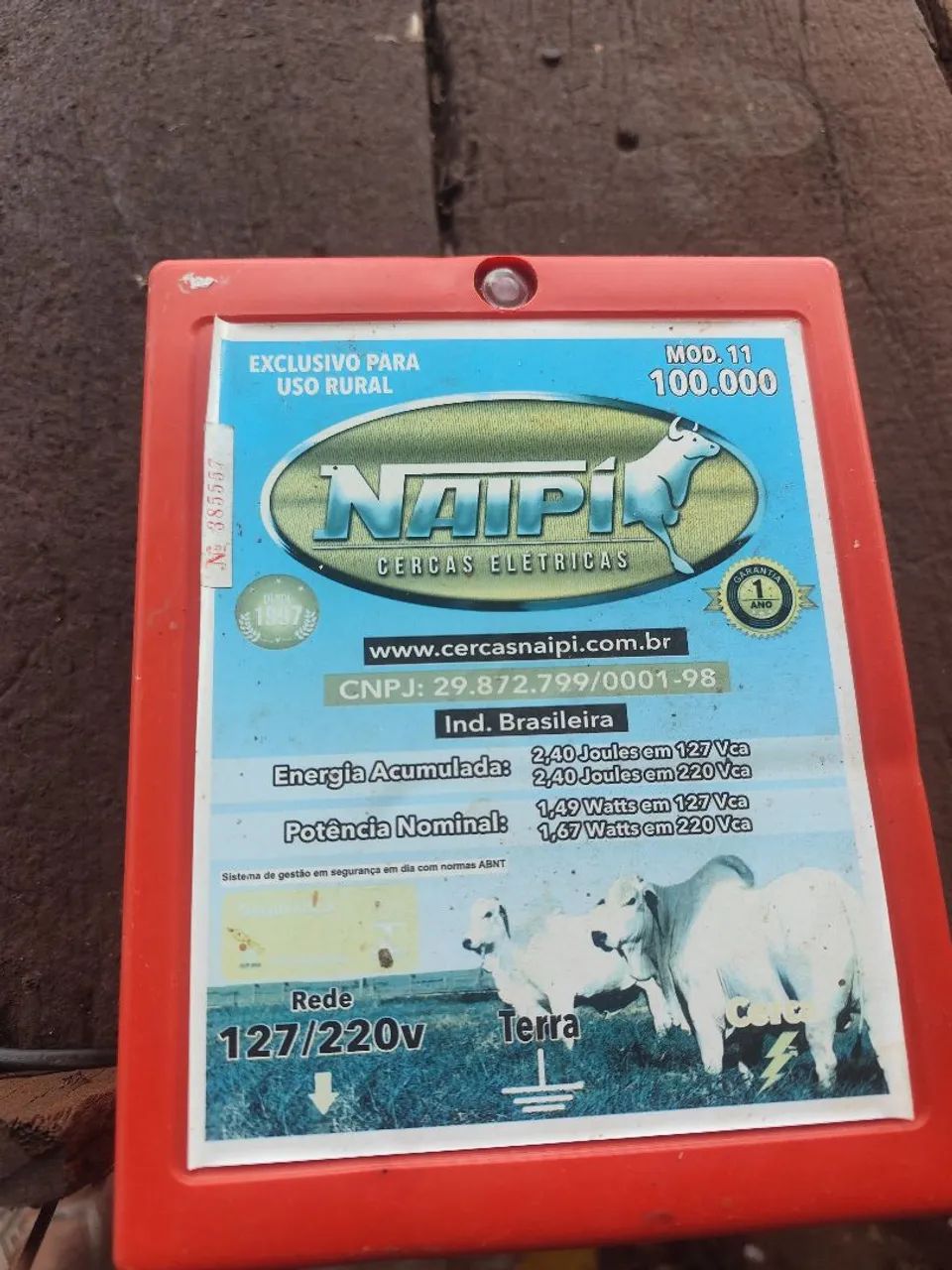  2 Eletrificador de Cerca Elétrica Naipi