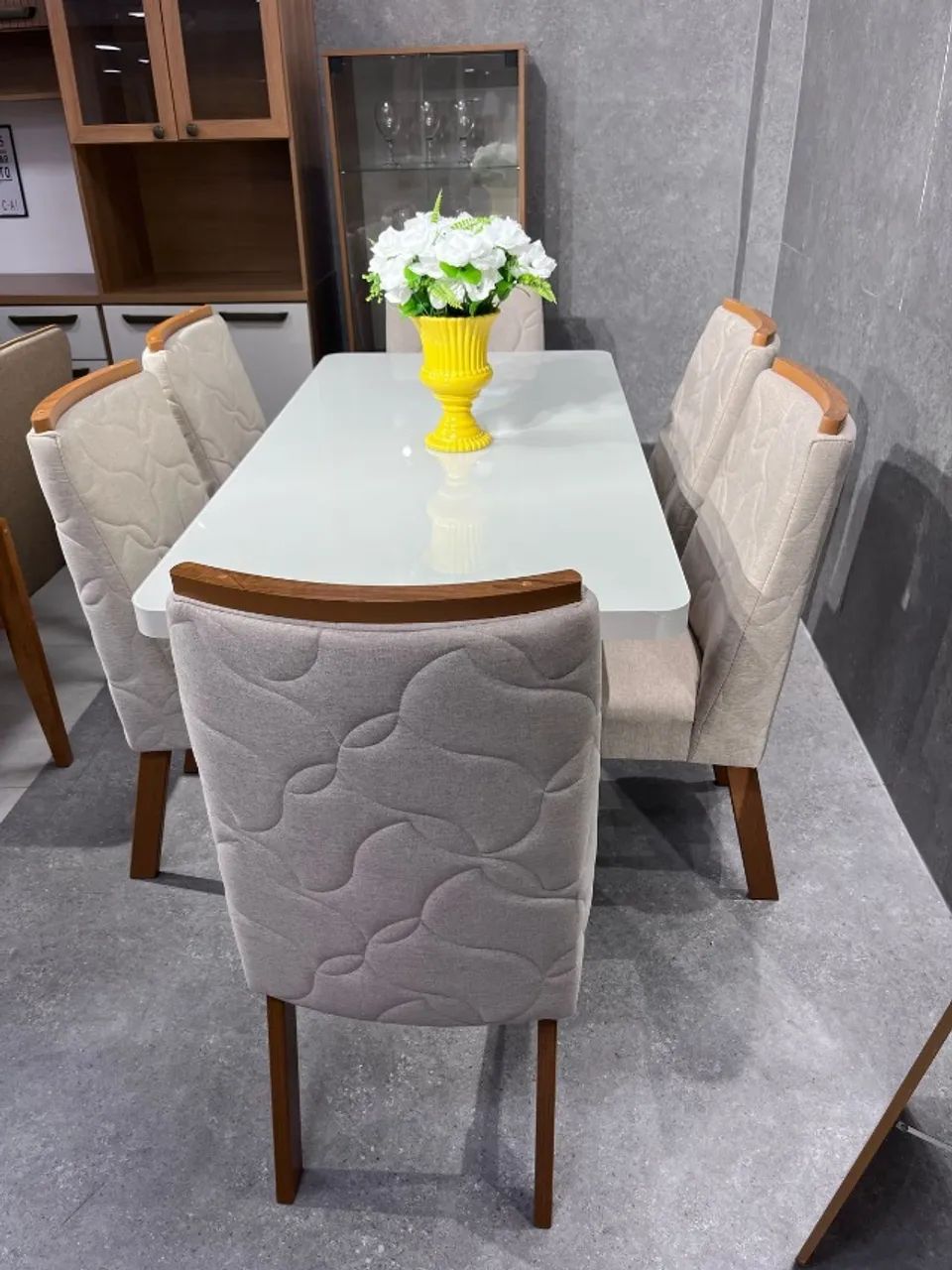 CONJUNTO DE MESA DE JANTAR SETRA 6 CADEDIRAS  - Foto 2