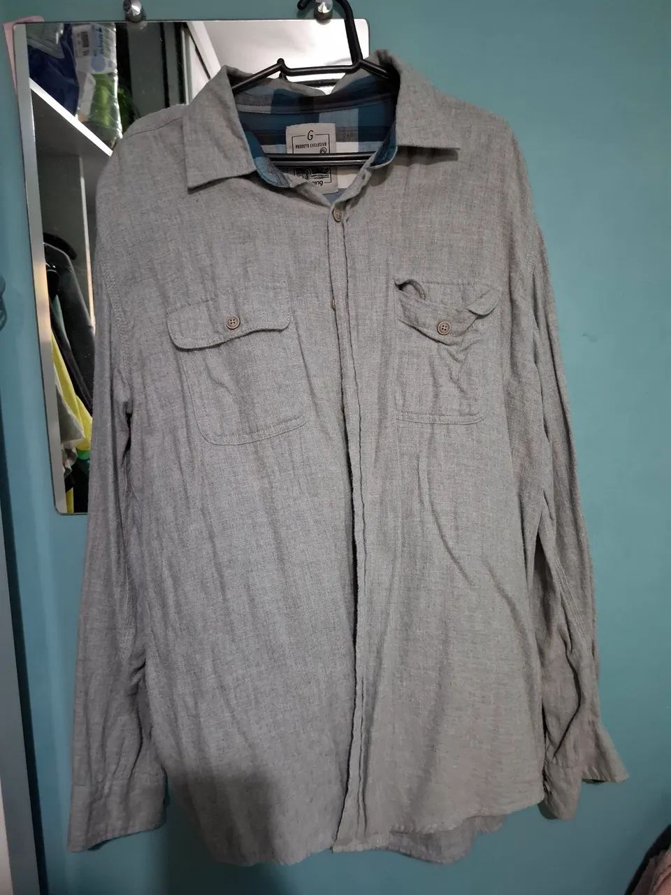 Camisa xadrez masculina - Foto 3