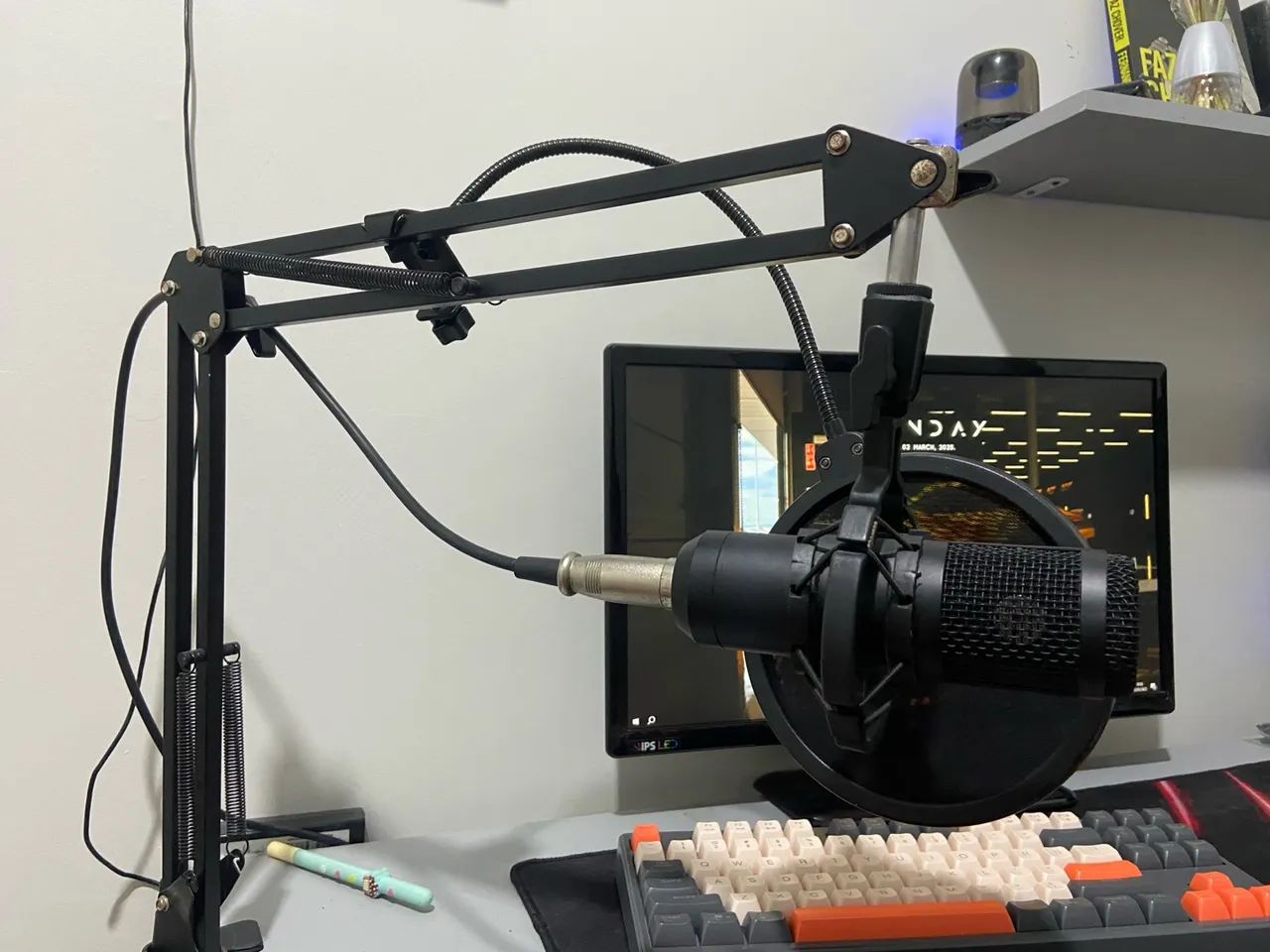 Microfone Condenser com Braço Articulado BM 800 - Foto 3