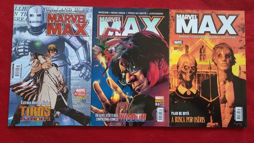 Marvel Max números 51, 53 e 57 CTCRXX
