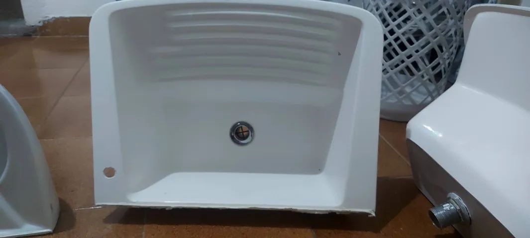 Tanque lavar roupas Fibra - Novo