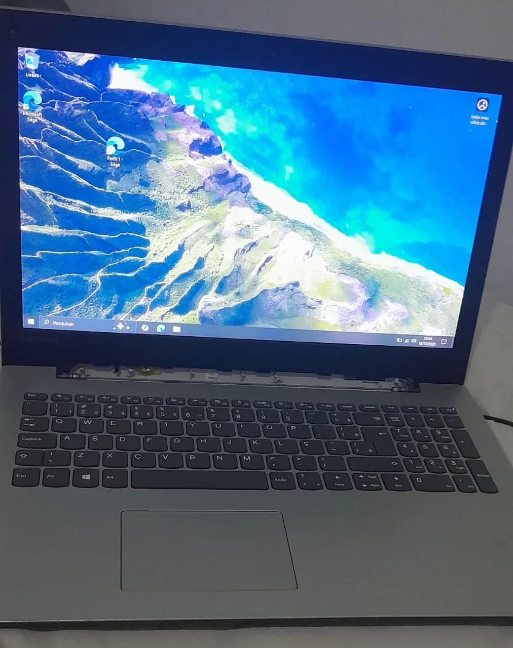 NOTEBOOK DA MARCA LENOVO.