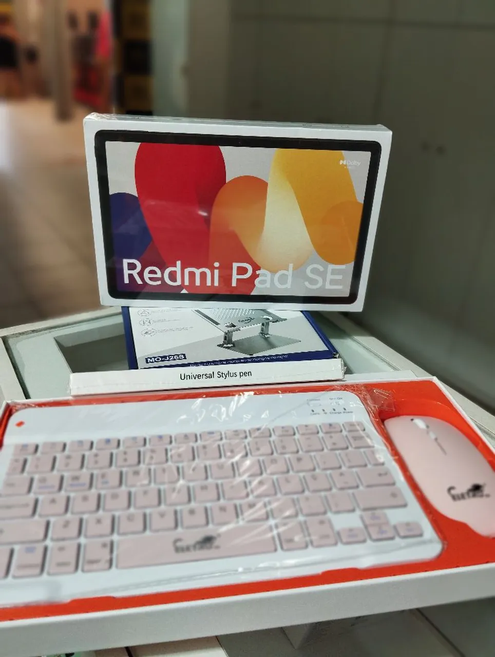 Redmi Pad SE 128gb lilas + acessórios