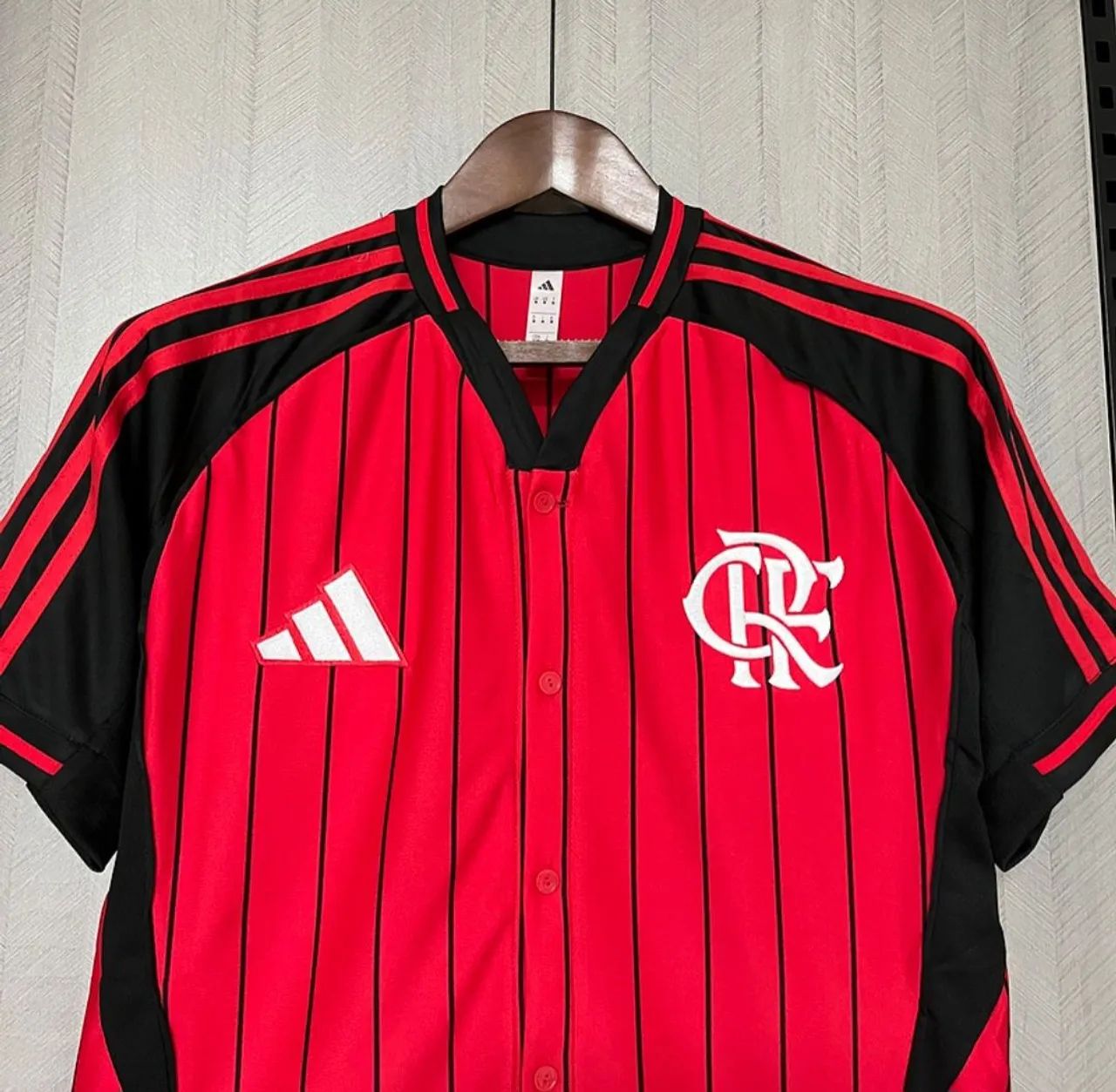Camisa do Flamengo Adidas Baseball 2025/26 Promoção Black Friday  - Foto 2
