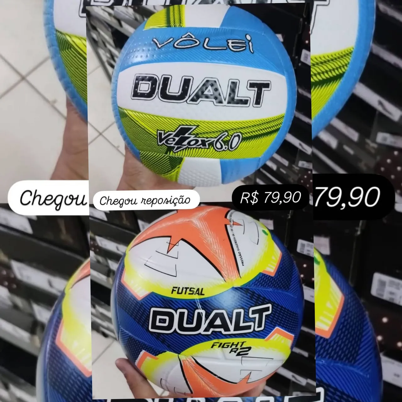 Vôlei e futsal 79.90