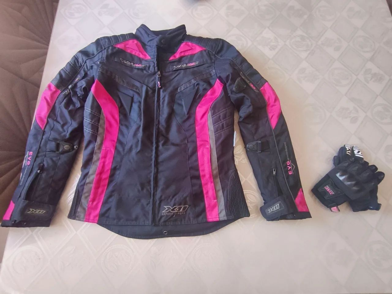 Jaqueta Feminina X11 Evo Jaqueta Expert Riders X11 Jaqueta E Luvas