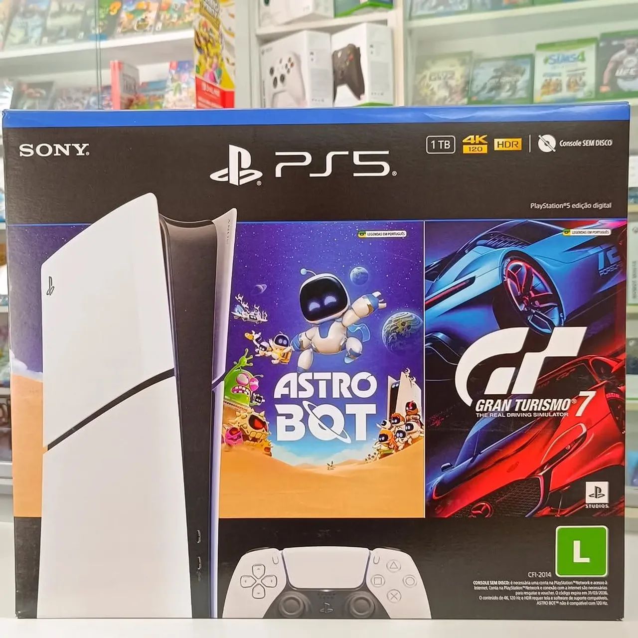 PlayStation 5 Digital Edition Slim 1 TB, 1-Year Warranty Included