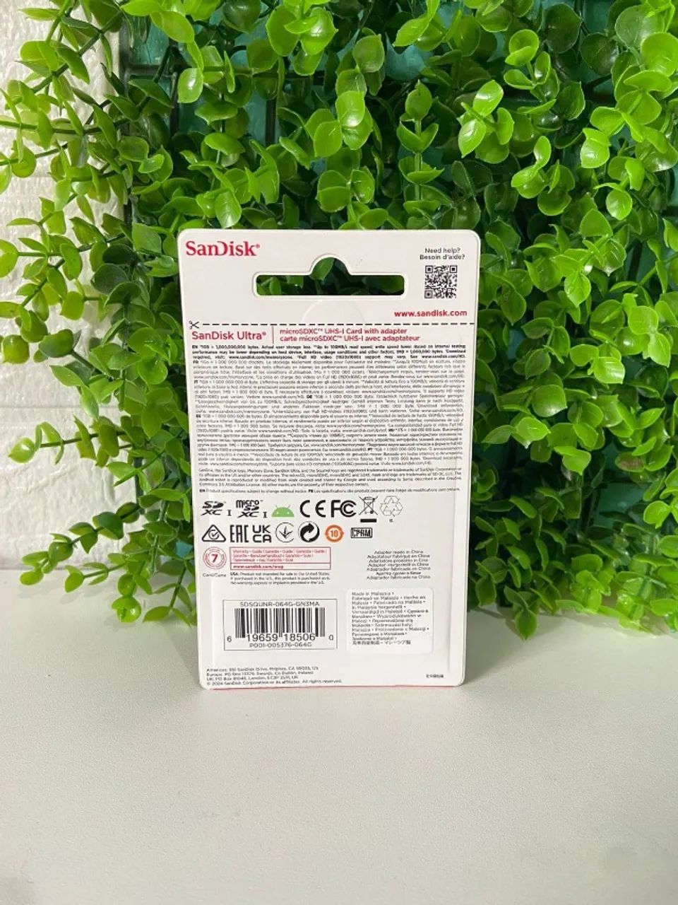 Cartão Micro SD SanDisk Ultra, 64GB, Class 10, ORIGINAL - Foto 2