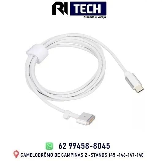 Cabo 1.8m Apple Magsafe 2 Para Usb C Type-c Macbook Air Pro