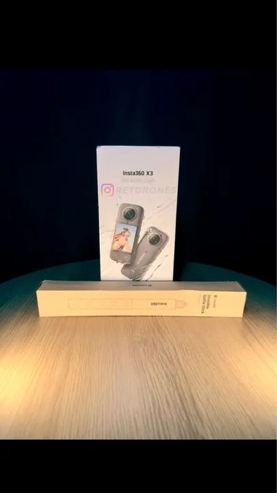 Insta360 X3 - Câmera de Ação 360°