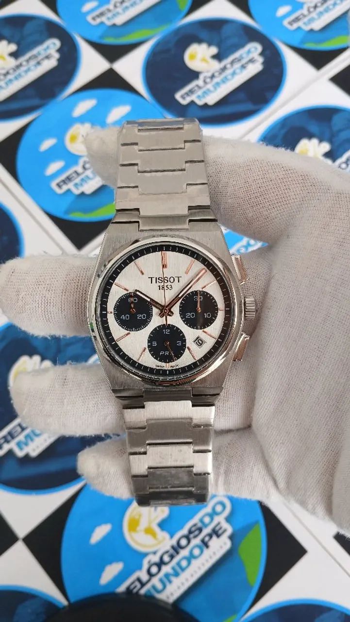 Relógio Tissot PRX Chronograph - Elegância e Precisão