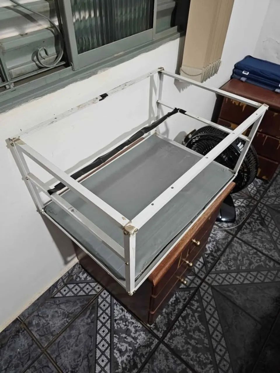 2x rig de mineração de placa de vídeo de alumínio - Foto 4