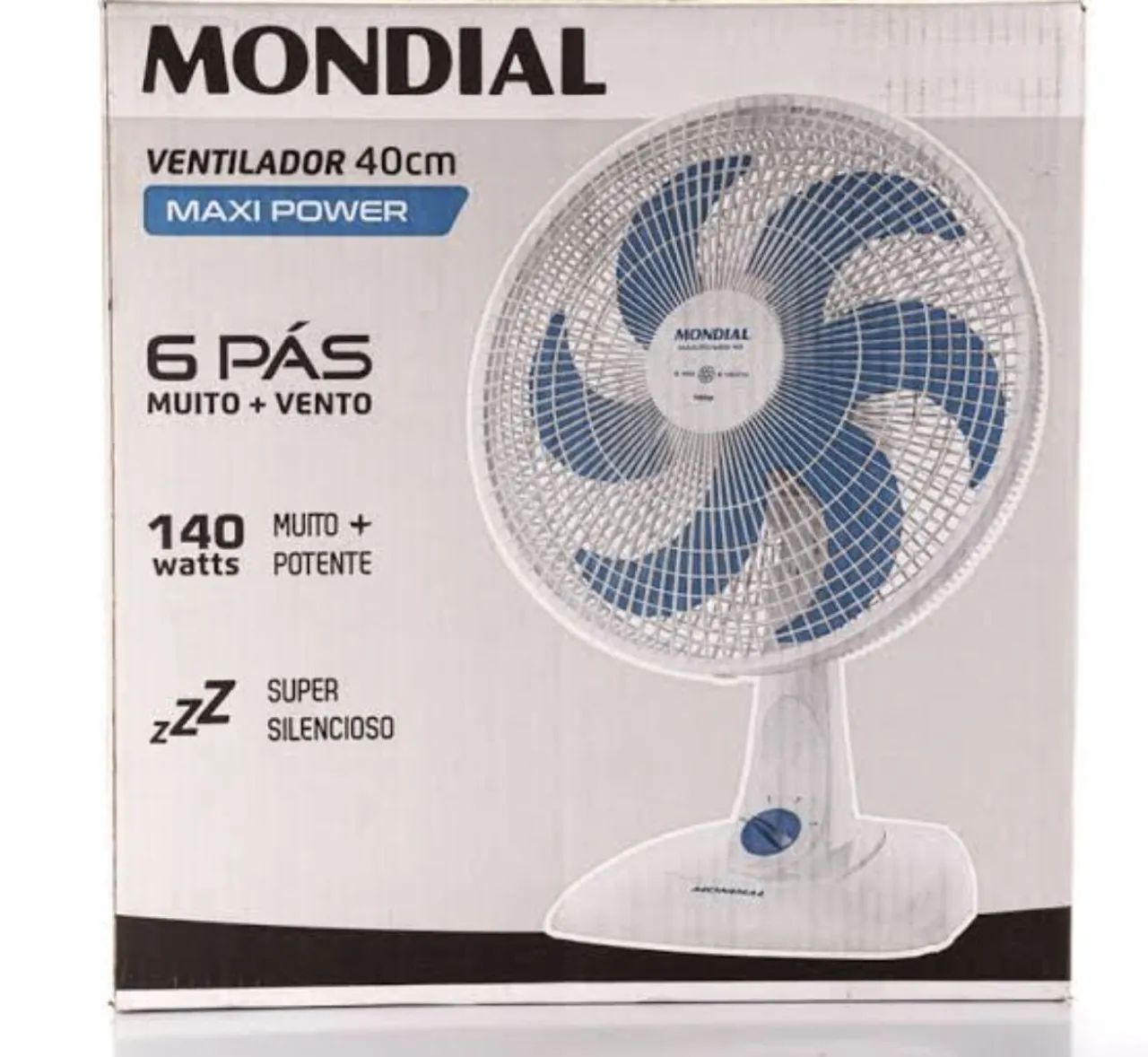 Ventilador 40 cm pawer mundial  6 pas