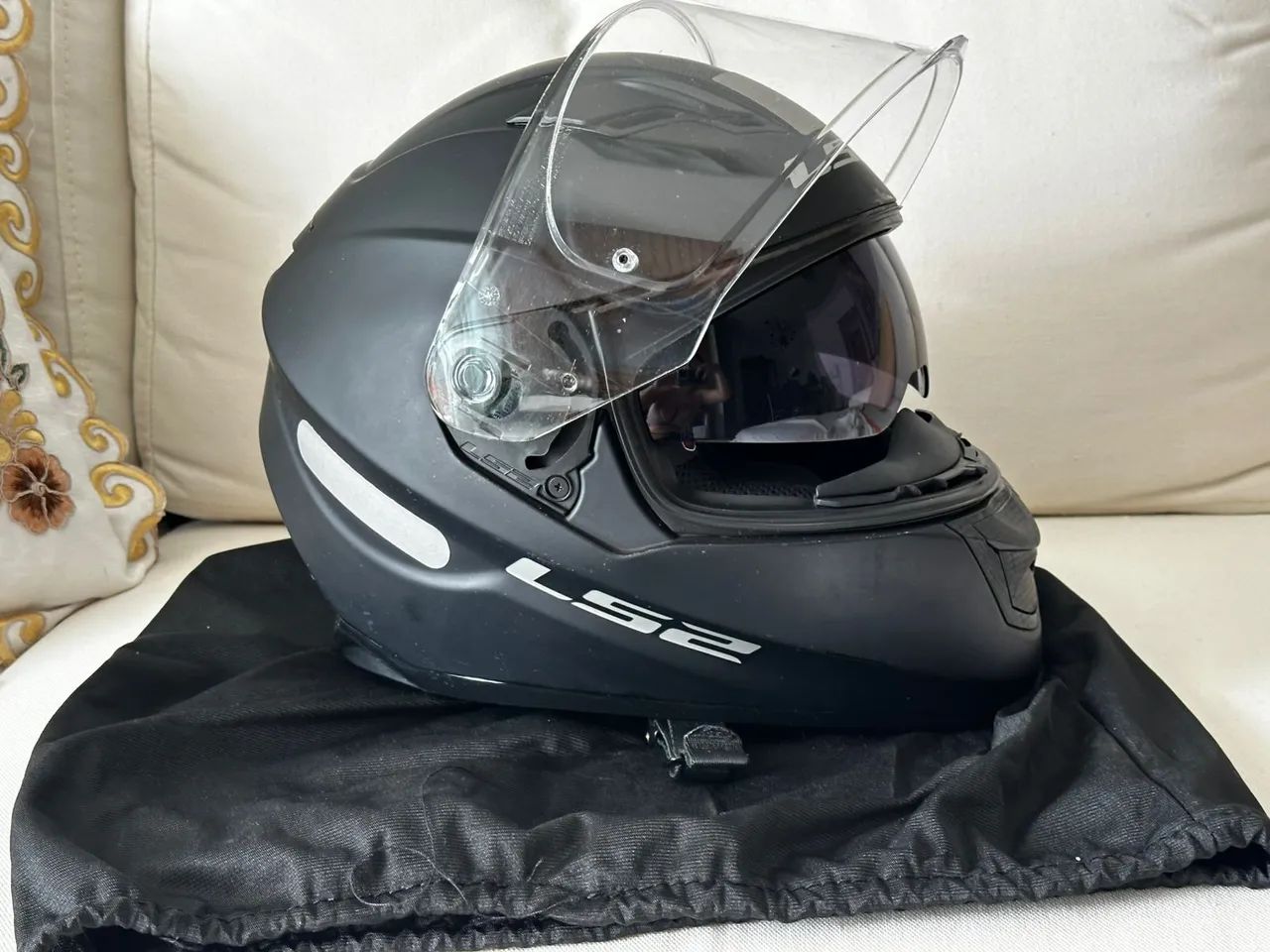 Capacete LS2 Preto FF320 - Foto 5