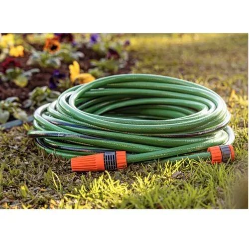 Mangueira Jardim Lisa GreenFlex Resistente e Flexível Completa Cor Verde Com Esguicho - Foto 4