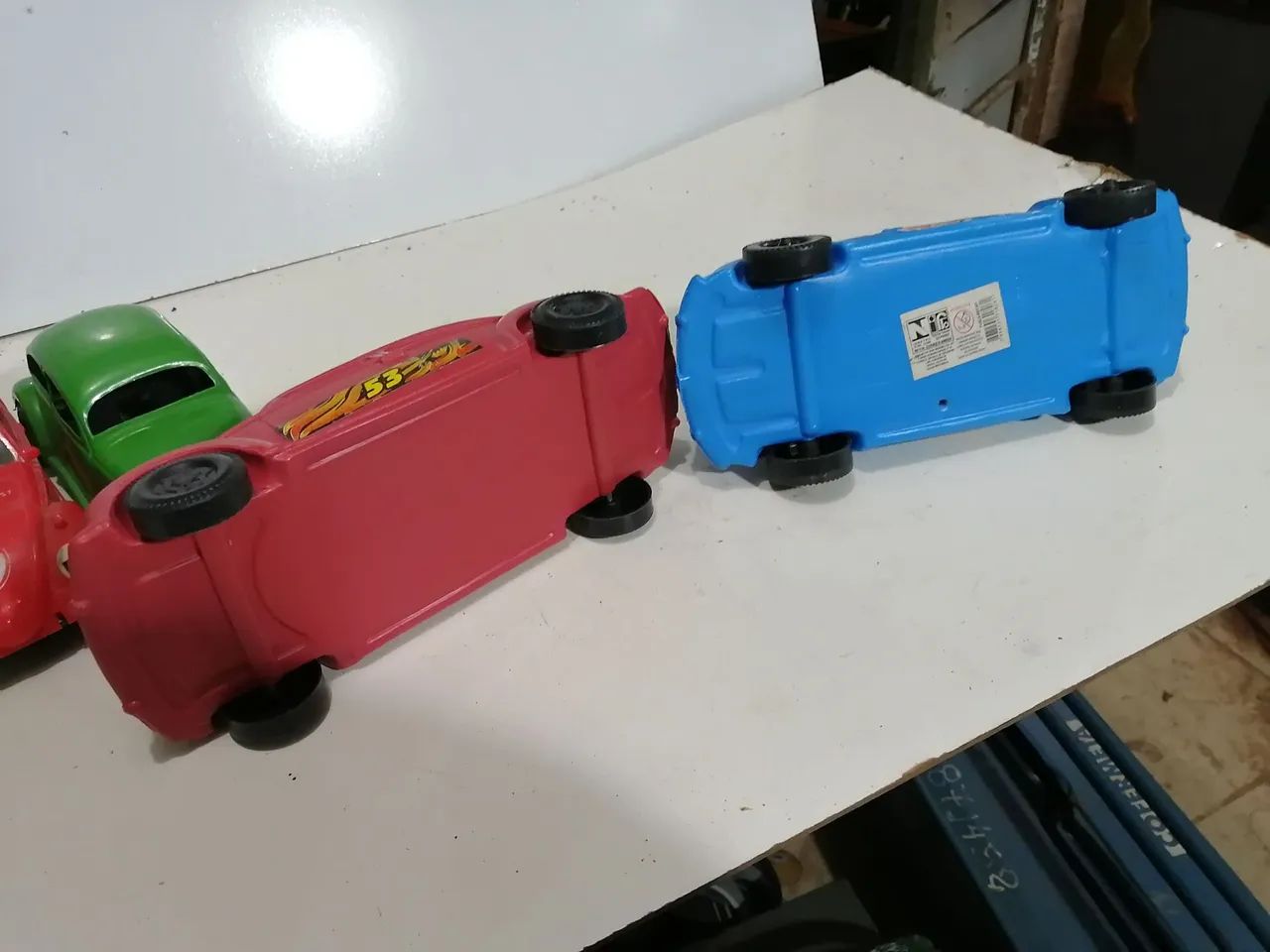 Lote 4 carrinhos Fusca de brinquedo  - Foto 4