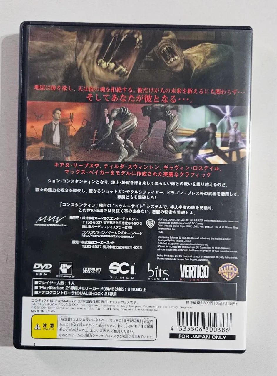 Constantine PS2 ORIGINAL JAPONES SEMINOVO - Foto 3