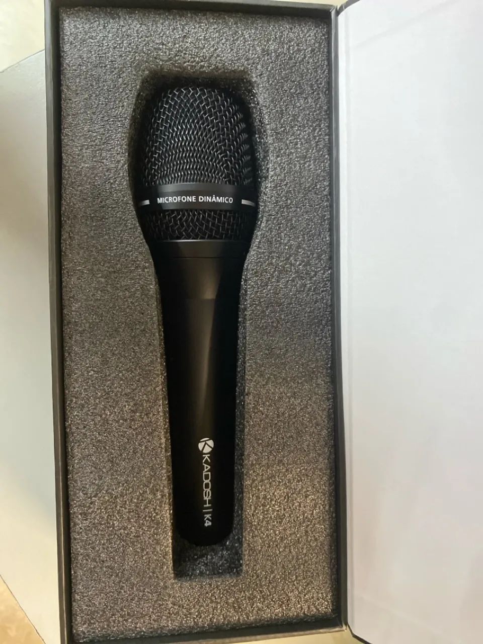 Microfone Profissional Vocal Dinâmico Cardioide K4 Kadosh