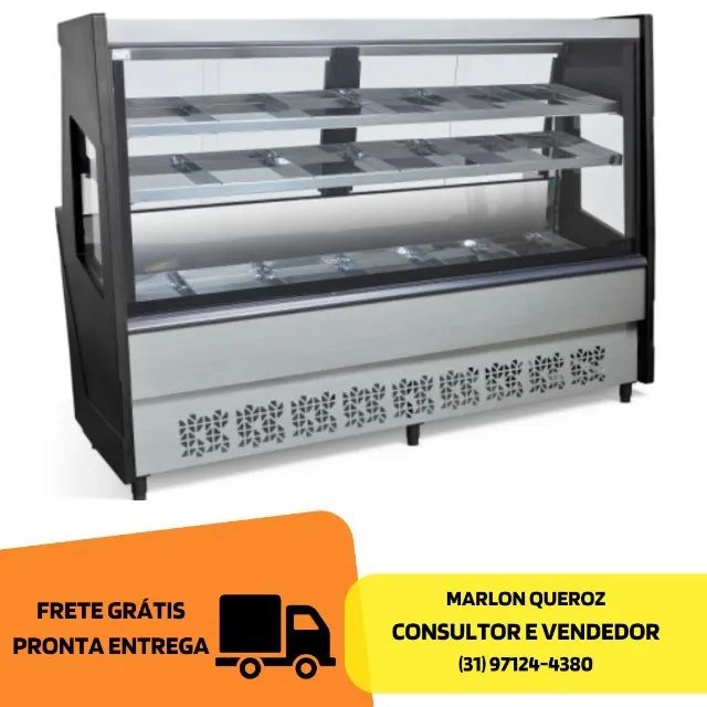 Balcão de Açougue Avícola Polar Preto