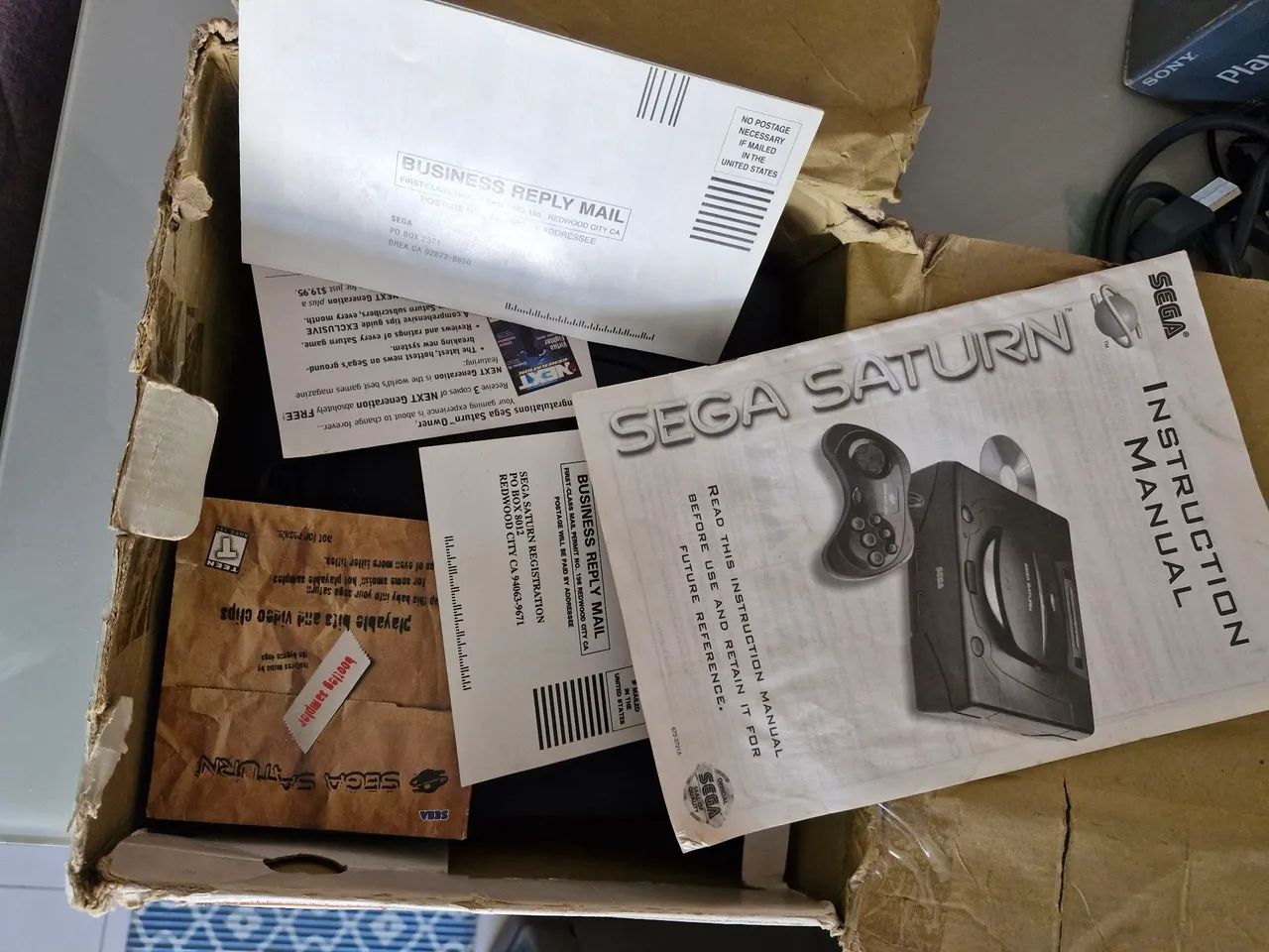 Sega saturn original na caixa - Foto 3
