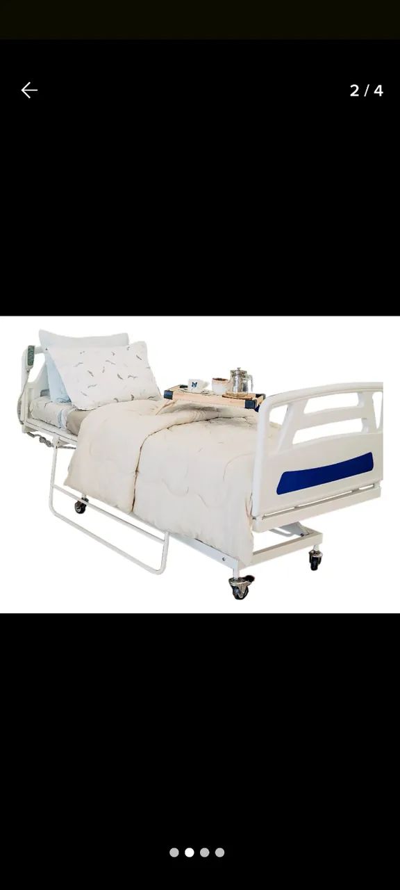 Cama hospitalar elétrica 30 dias de uso na garantia  - Foto 5