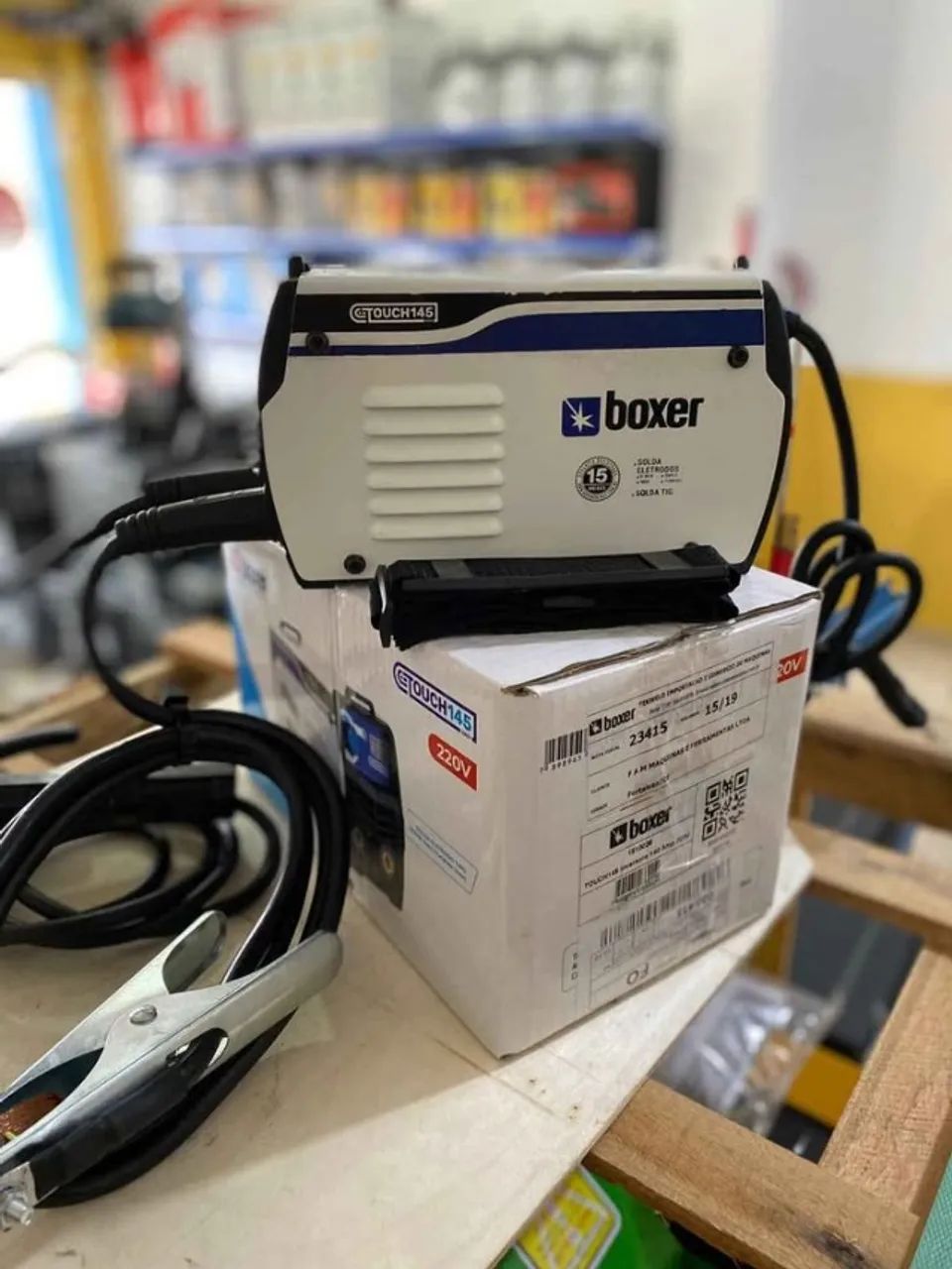 Máquina Inversora de solda touch145 de 140amp Boxer (Loja) - Foto 3