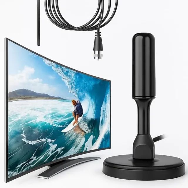 Antena Digital TV Interna Externa Amplificada 