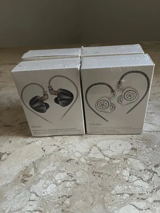 Fones de Ouvido KZ EDX Pro e KZ DF-i - Novos