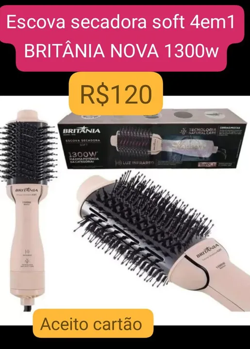 Escova Secadora 4em1 britania nova