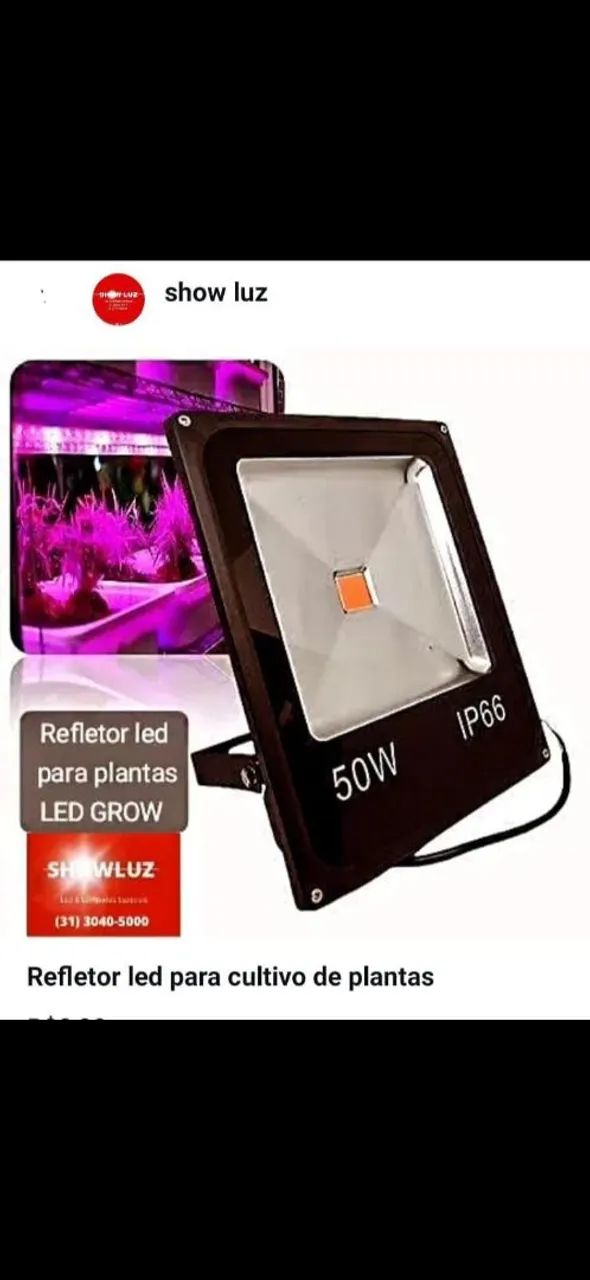 Luz para plantas refletor led grow  - Foto 2