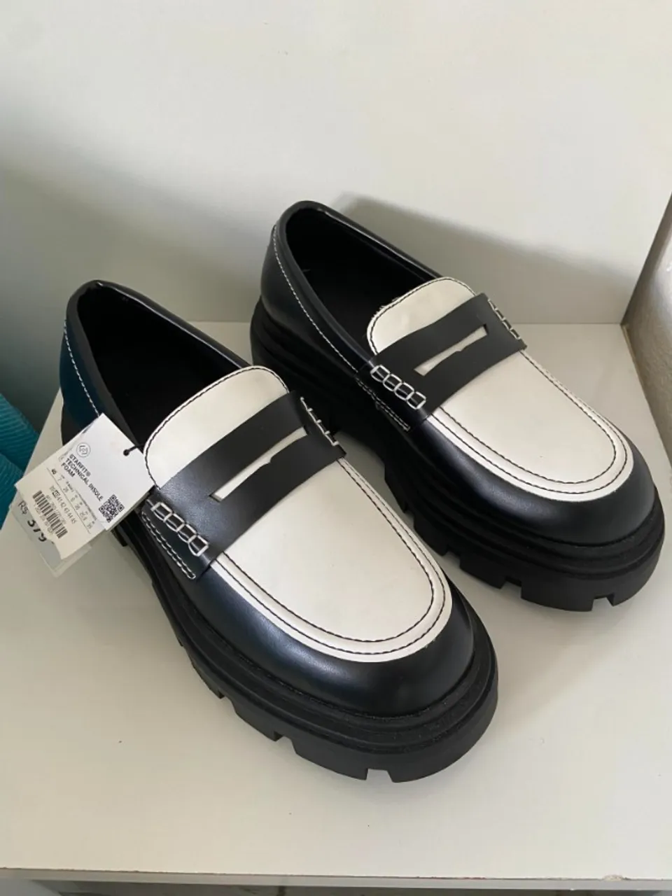 Sapato Unissex Zara, N38 Novo